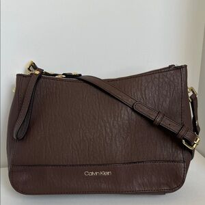 Calvin Klein Dark Brown Shoulder Bag